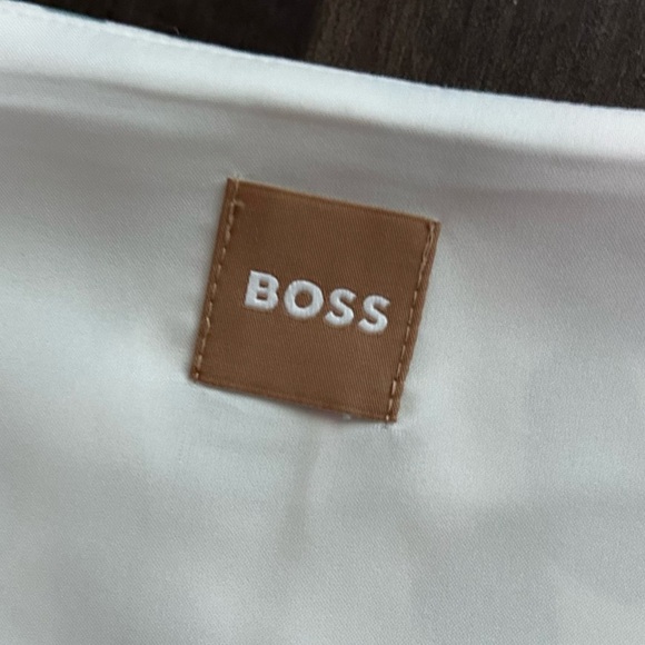 Hugo Boss Veconty Floral Side Slit Midi Skirt in Green Sz 8 - Picture 9 of 11